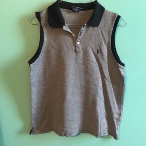 Ralph Lauren women's golf collard tank